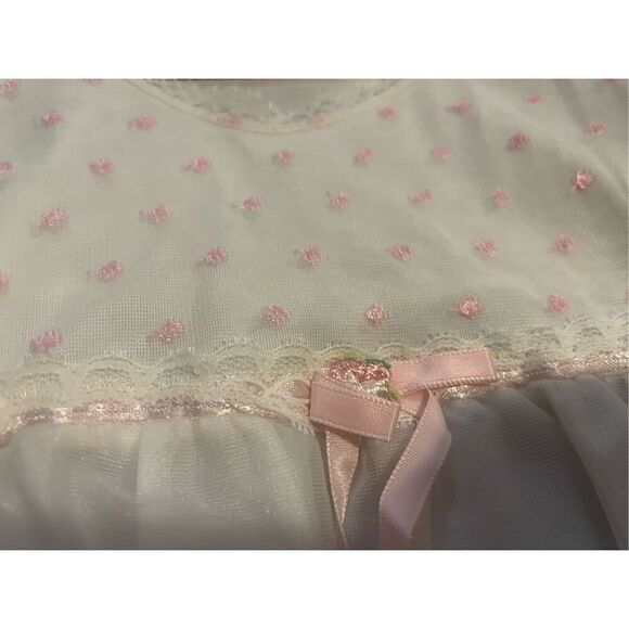 Baby Girls Lovely Vintage DRESS 3 Months Lace Embroidery - Picture 2 of 6